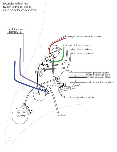 mid boost humbucker wiring diagram  faceitsaloncom