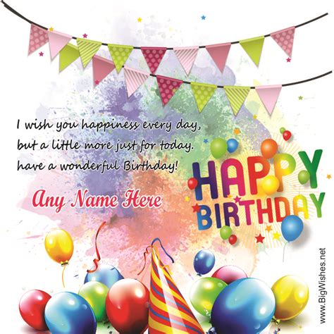 happy birthday greeting card  sister big wishes