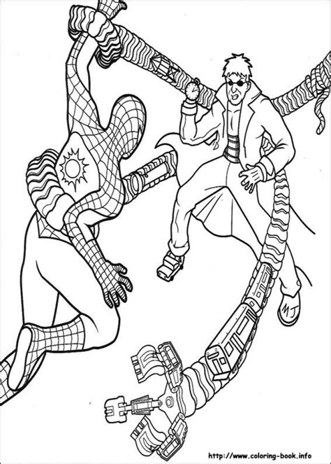 spider man coloring page images