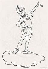 Pan Coloring Walt Characters Tinkerbell Kleurplaten Fanpop sketch template