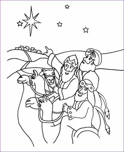 wise men coloring page az coloring pages pertaining  wise men