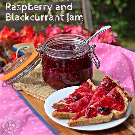 raspberry  blackcurrant jam simply delicious fab food