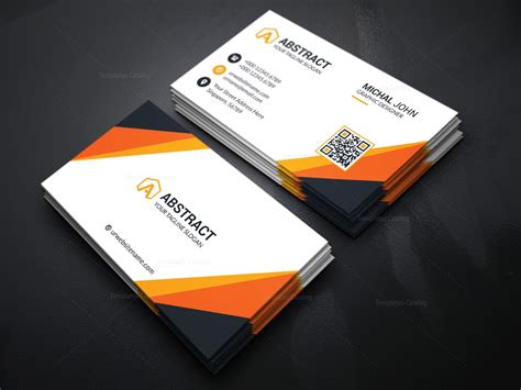 visiting card template  companies  template catalog