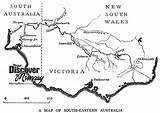 River Murray Map Australia Rivers Victorian Coloring Old Has Big Book Designlooter However Very Drawings sketch template