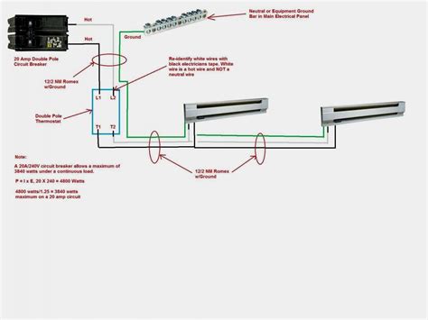 wiring diagram   volt baseboard heater electric baseboard heaters baseboards baseboard
