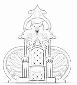Throne Getdrawings sketch template