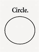 Circle Printable Drawing Shapes Activities Coloring Kids Preschool Simple Geometry Outline Pages Drawings Color Worksheets Words Circles Toddlers Clipart Sketch sketch template