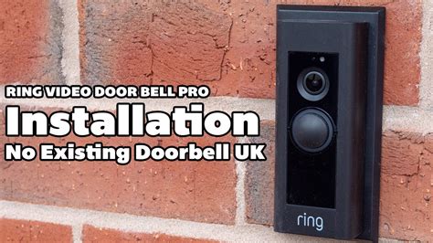 ring video door bell pro installation   existing doorbell uk youtube