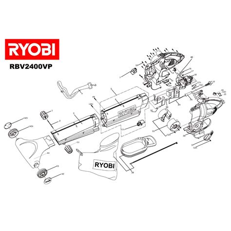 Buy A Ryobi Rbv2400vp Spare Part Or Replacement Part For Your 2400w