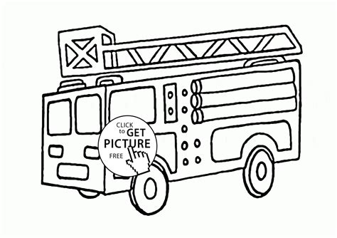 funny fire truck coloring page  kids transportation coloring pages