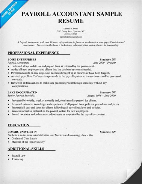 resume payroll manager writerstablewebfccom