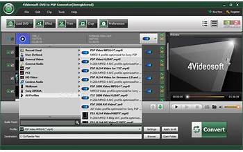 4Videosoft PSP Converter screenshot #2