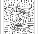 End Year School Coloring Pages Getdrawings Getcolorings Summer sketch template