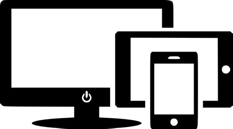 electronic devices tablet smartphone svg png icon    onlinewebfontscom