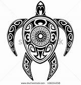 Maori Vector Turtles Turtle Tattoo Style Shutterstock Sea Stock Tribal Tattoos Animals Hawaiian Word Clipart Polynesian Simbolos Tatuajes sketch template