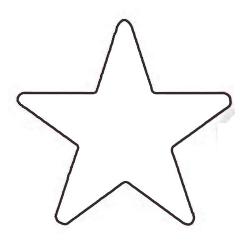 small star template clipartsco