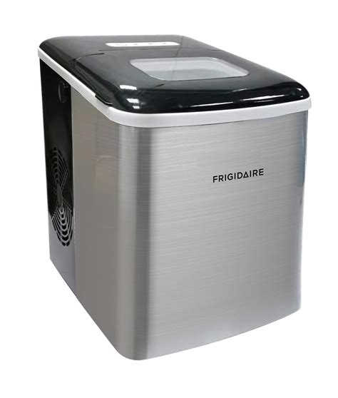 frigidaire efic ss counter top maker produces  pounds ice  day stainless steel stainless
