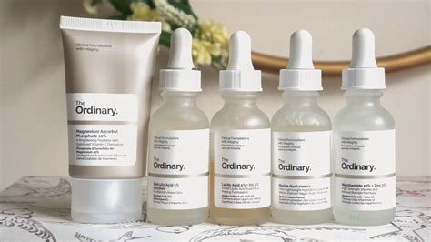 skincare collection   ordinary bylungi