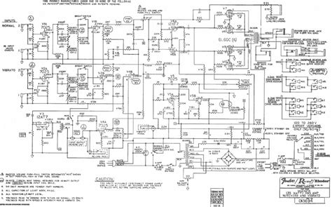 fender twin reverb sf  schematic electronic service manuals