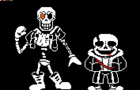 disbelief papyrus phase  battle sprite  sans pixel art maker