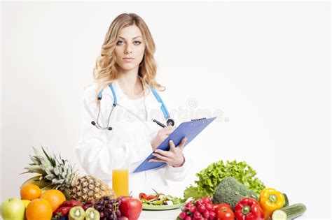 female dietitian stock photo image  nutritionist prevention