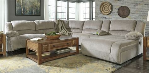 ashley furniture         pc toletta granite fabric sectional sofa