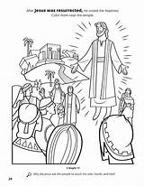 Nephites Lds Resurrection Mormon Blesses Ldscdn sketch template