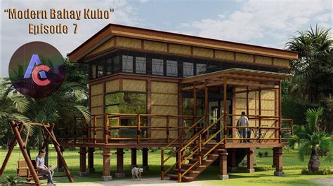modern bahay kubo amakan tiny house design   bedrooms loft type youtube village house