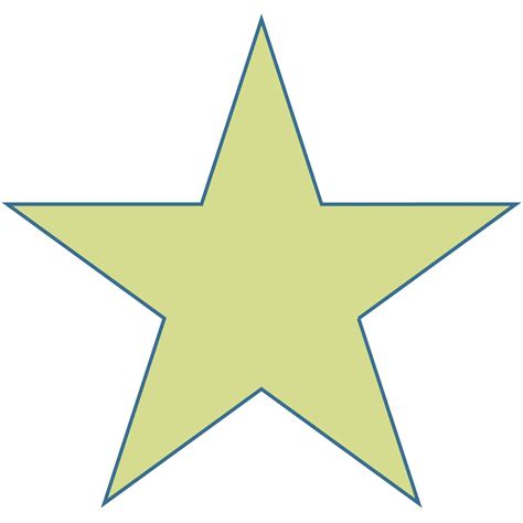 star shapes clipartsco