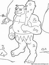 Ogre Troll Gigante Colorare Colorir Orco Habitas Naturel Son Ogro Trolls Kids Orchi Disegni Mostri Colorier Monstern Mythologie Ausmalbilder Colouring sketch template