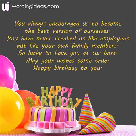 happy birthday boss  birthday wishes  boss wording ideas