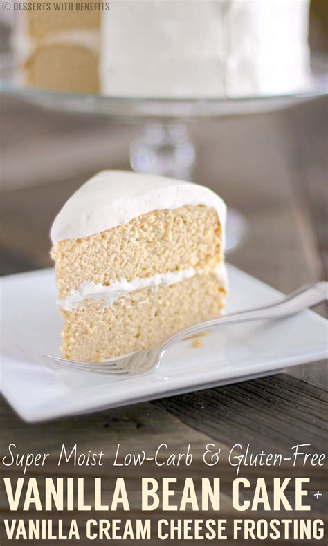 Healthy Gluten Free Vanilla Cake Sugar Free Low Carb