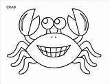 Crab Caranguejo Sea Firstpalette sketch template