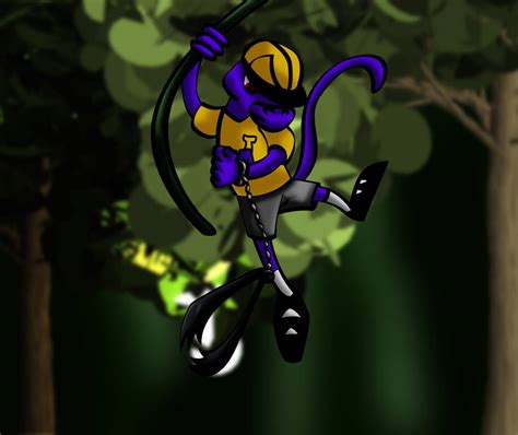 purple monkey  bluegirlwoomy  deviantart