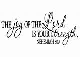 Lord Joy Strength Coloring Nehemiah Pages Template sketch template