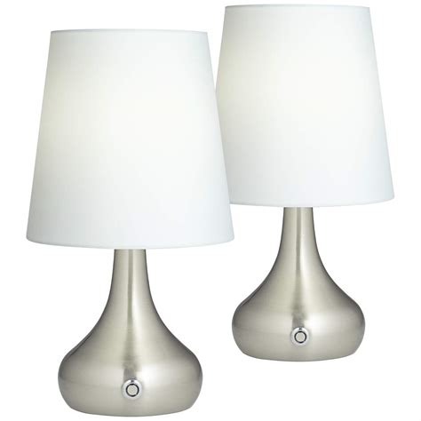 firefly nickel battery powered led table lamps set