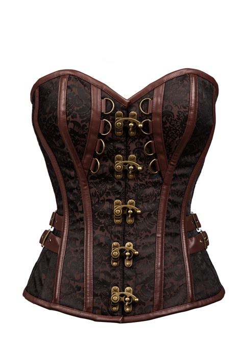 steampunk corset bodice waist corsets and bustiers gothic punk women