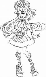 Monster High Coloring Sweet Pages Frankie Stein Screams Printable Dolls 1600 Sheets Print Printables January Abbey Girls Popular sketch template