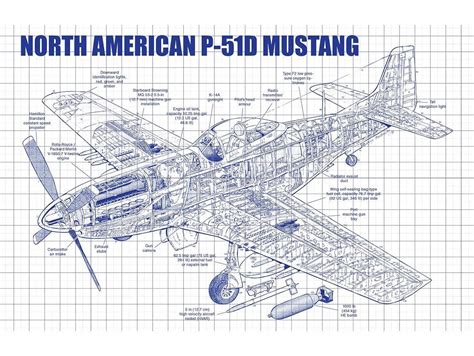 North American P 51d Mustang Mustang North American Boat Plans