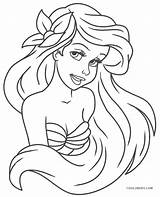 Mermaid Colorear Print Cool2bkids Sirene Sums sketch template