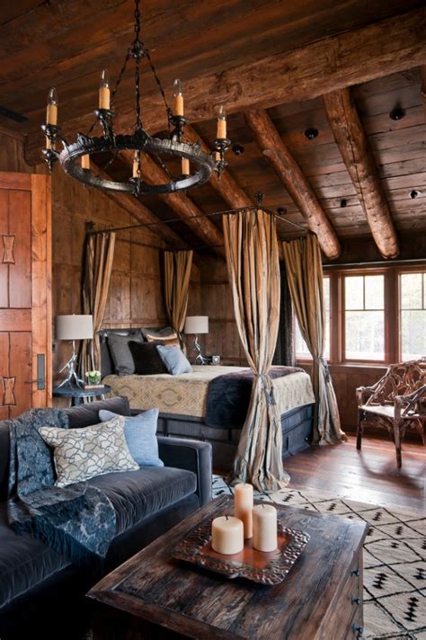 charming rustic bedroom interior designs    warm   cold winter nights
