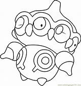 Pokemon Claydol Coloringpages101 Surskit sketch template