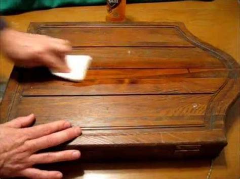 restore filthy antique wood furniture fast simple