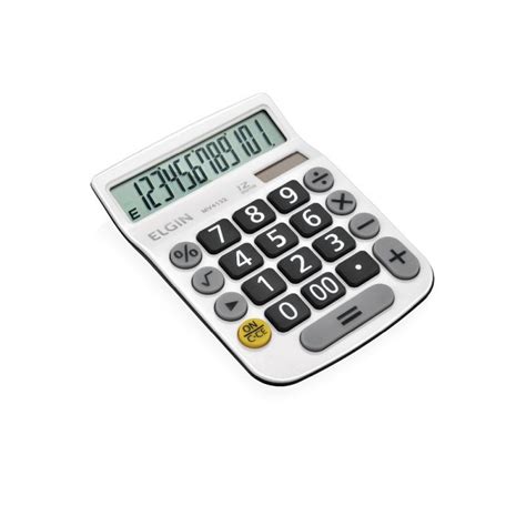 calculadora eletronica de mesa   digitos mv  elgin