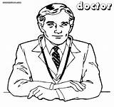 Doctor Coloring Pages Color Colorings sketch template