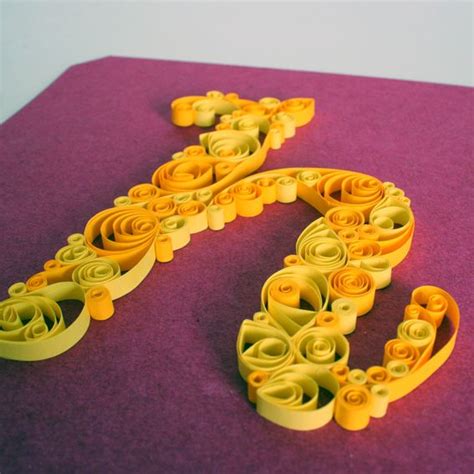 quilled letter  quilling letters paper quilling quilling