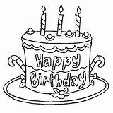 Cakes Ausmalbilder Geburtstag Gefeliciteerd Verjaardag Tekening Oom Malvorlagen Ausmalen Sheets Candles Geburtstagskarten Wishes sketch template