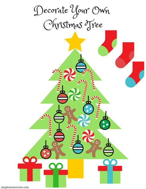 decorate   christmas tree  printable simple mom review