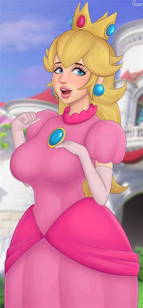 princess peach super mario bros image  pixiv id