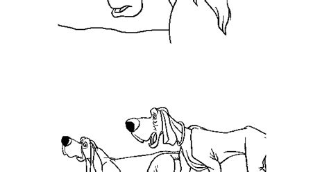 drawing  horse  dog coloring child coloring
